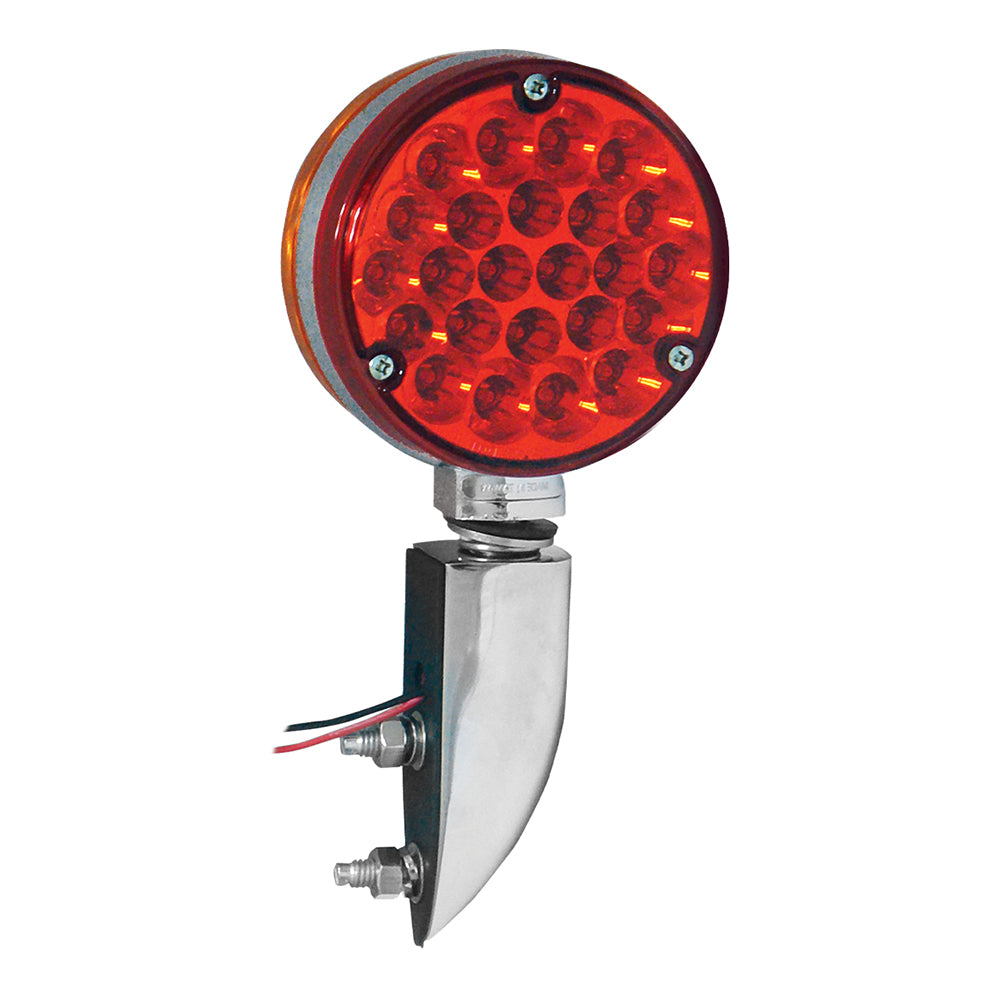 Chrome Mounting Bracket for Pedestal Light