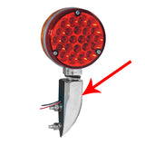 Chrome Mounting Bracket for Pedestal Light