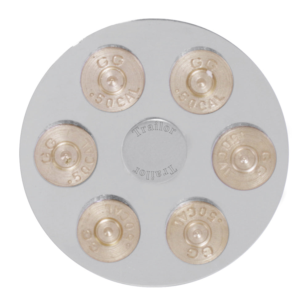 Chrome Plastic Gun Cylinder Tractor/Trailer Knob - Thread On