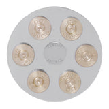 Chrome Plastic Gun Cylinder Tractor/Trailer Knob - Thread On