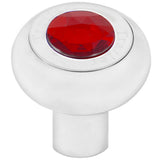 Screw On Chrome Trailer Knob with Jewel