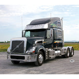 Volvo VN, VT 17" Gangster Visor with Light Cutouts