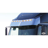 Volvo VN, VT 17" Gangster Visor with Light Cutouts
