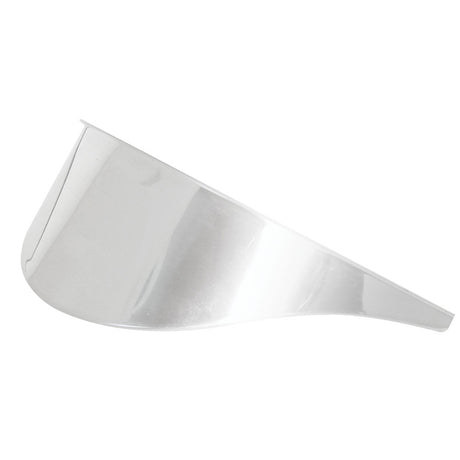 7" Stainless steel headlight visor, close-up