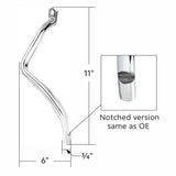 Chrome Clutch Pedal Arm For Peterbilt 359, 375 ,377, 378, 379