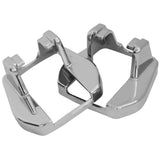 Intl Chrome Hood Latch Base Cover - Cab Base