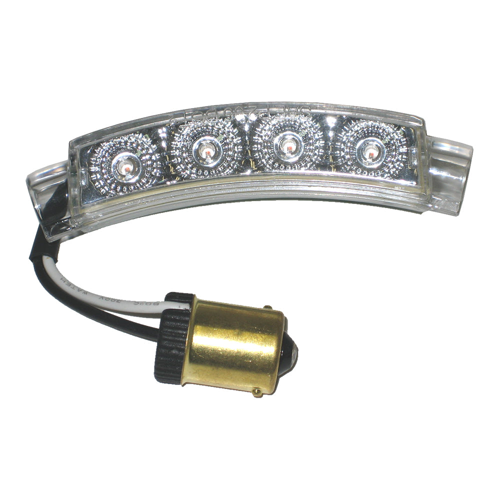 Amber/Clear Spyder LED Turn Signal for Headlight