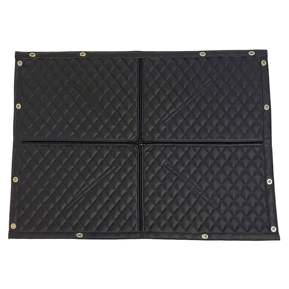 Double Zipper Quilted Winterfront
