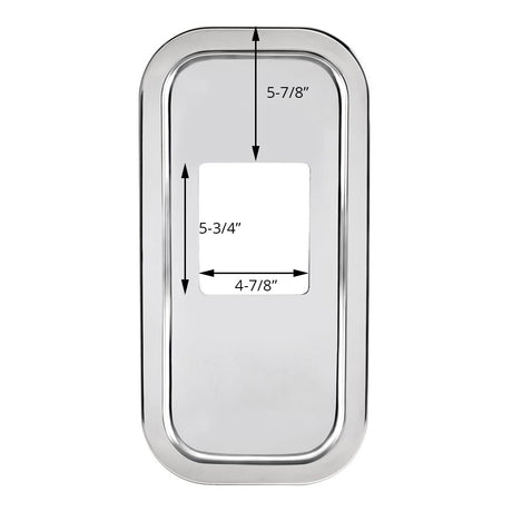 Close-up of Peterbilt shift plate cover 5 3/4" x 4 7/8" (variant 2)