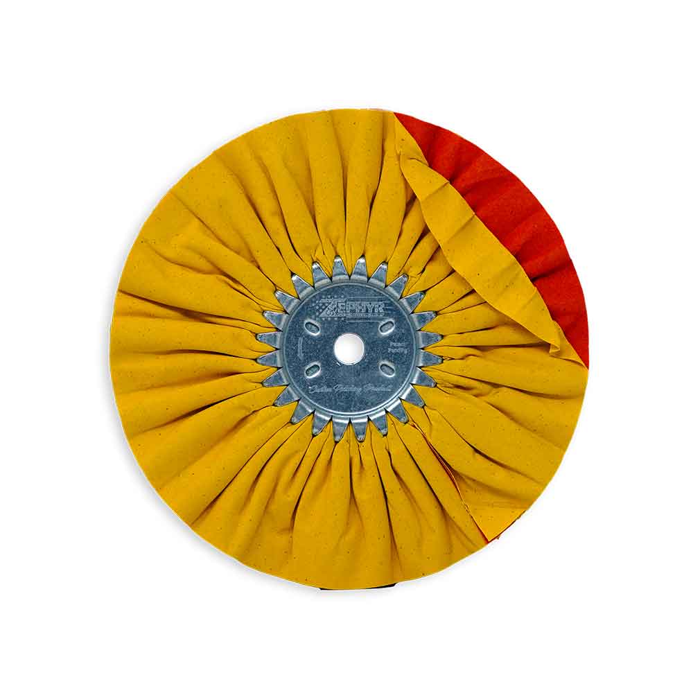 Zephyr 8" Yellow Fast Cut Buffing Wheel