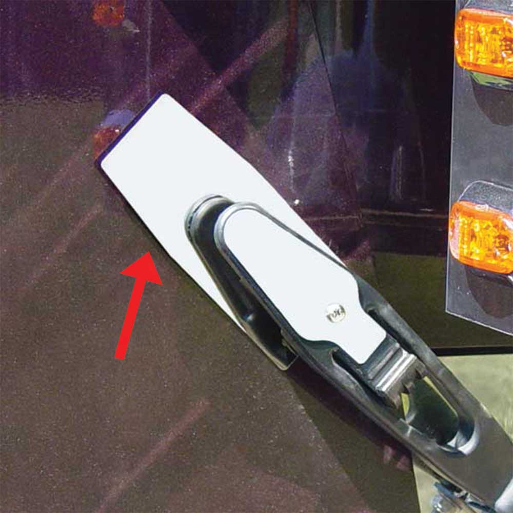 Kenworth W900L Hood Latch Guard Trim