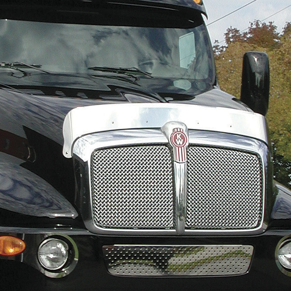 Kenworth T2000 Stainless Hood Shield Bug Deflector