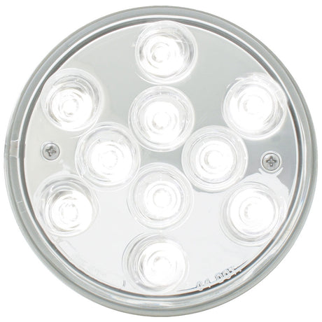 4" Mega 10 plus white back up LED light, close-up