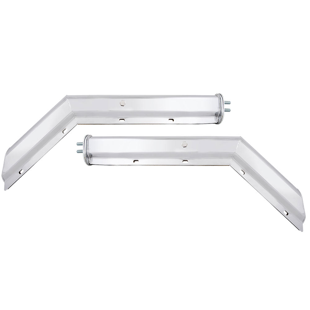 30" SS Angled Spring Loaded Mud Flap Hangers (PR)