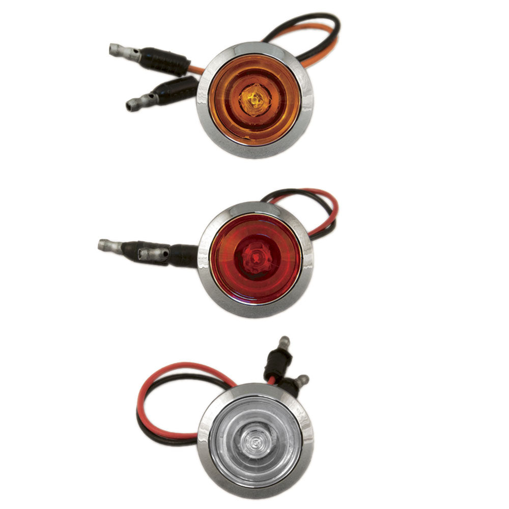 1" 1 LED Bulls-Eye Marker Light