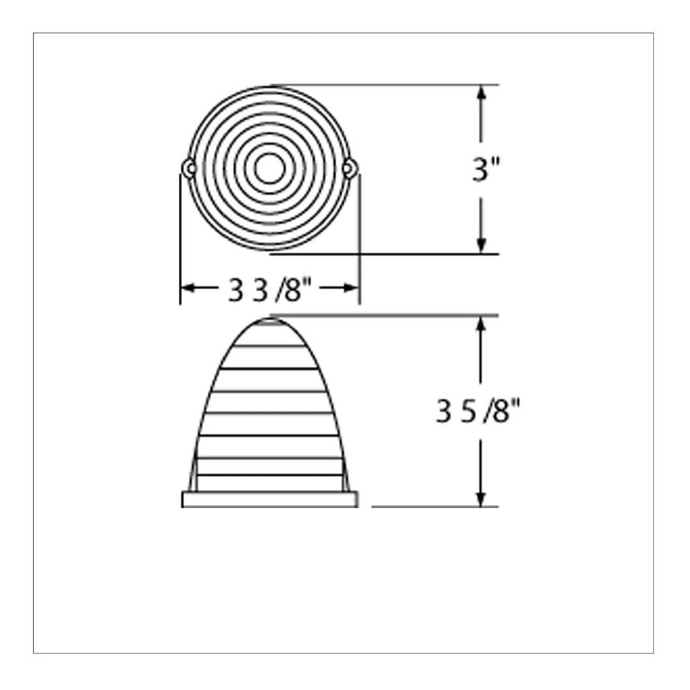 19 LED Grakon 1000 Style Replacement Beehive Cab Light
