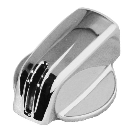 Peterbilt chrome A/c and heater control knob, close-up