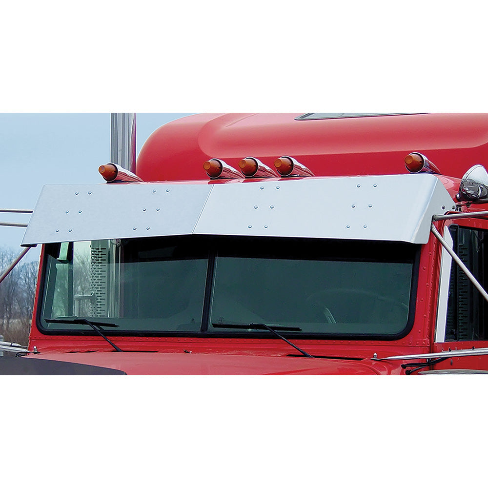 Freightliner Classic Flat Top Drop Visor 10"