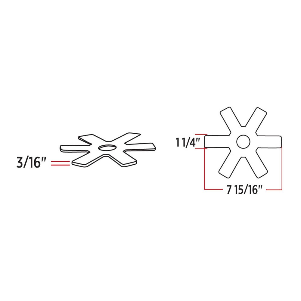 8" 24 LED Star Light for 15" Air Cleaner