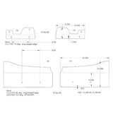 Peterbilt 388, 389 Stainless Steel Fender Guards