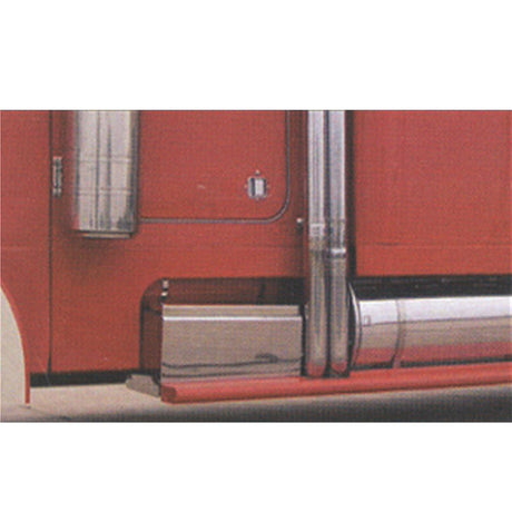 PB 379 8" fiberglass cab panel and cowl extension, close-up