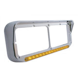 Dual Rectangle Headlight Bezel with LED