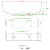 FL Century 2005-07, Columbia 2004-07 16" Bumper