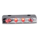 2-1/2" 4 LED Chrome Step Light