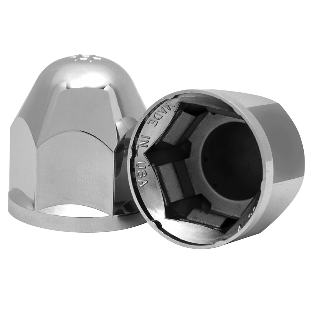 1 1/16" Alcoa Chrome Plastic Lug Nut Cover