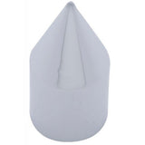 1 1/8" Chrome Plastic Spike Nut Cover - Push On