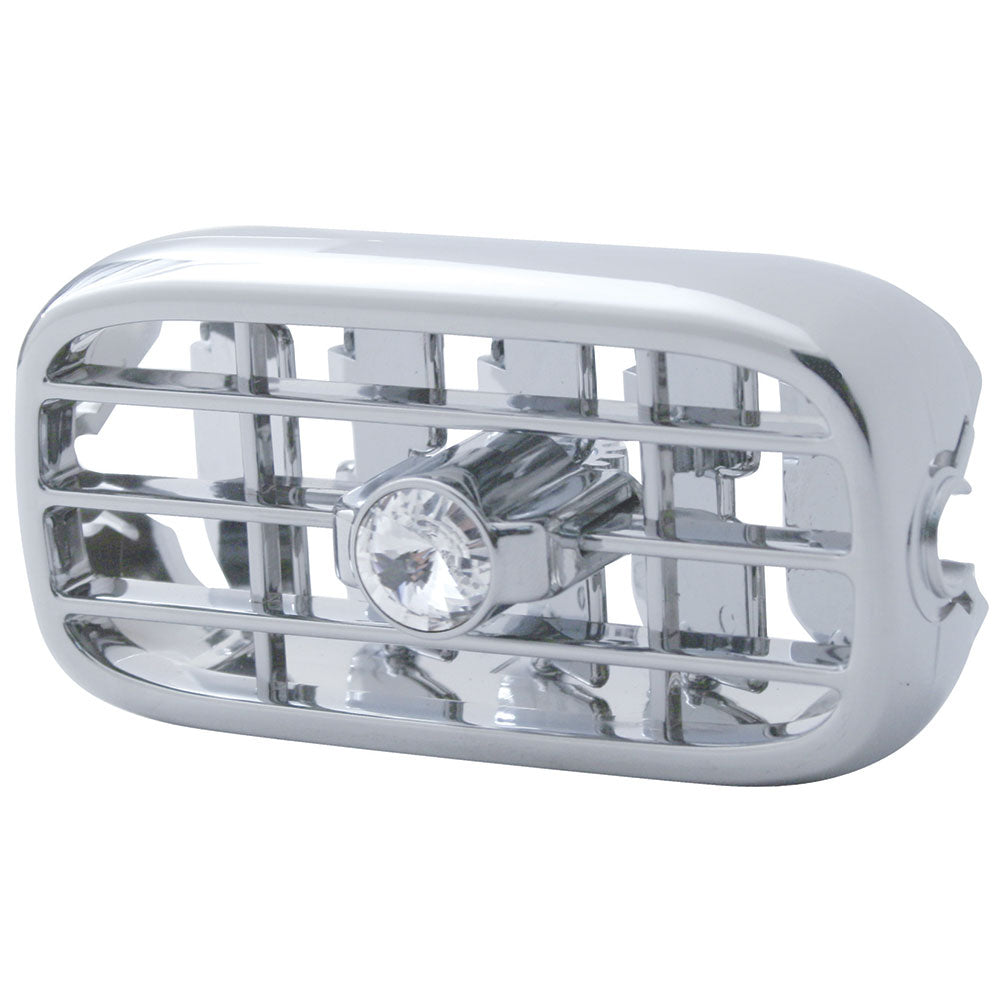 Peterbilt Chrome A/C Vent with Jewel