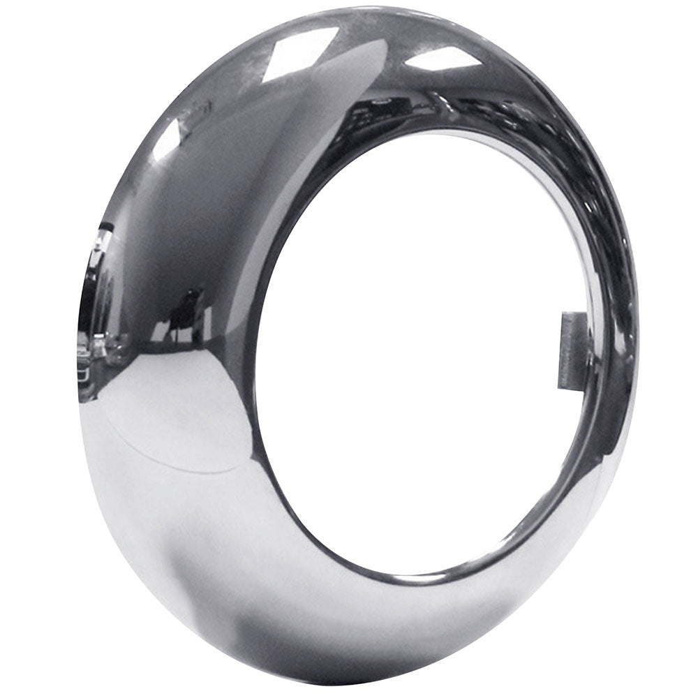2" Chrome Twist-On Light Bezel without Visor