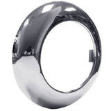 2" Chrome Twist-On Light Bezel without Visor
