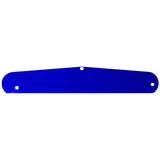 Blue Freightliner Mud Flap Weight Insert 4" x 24"
