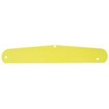 Yellow Freightliner Mud Flap Weight Insert 4" x