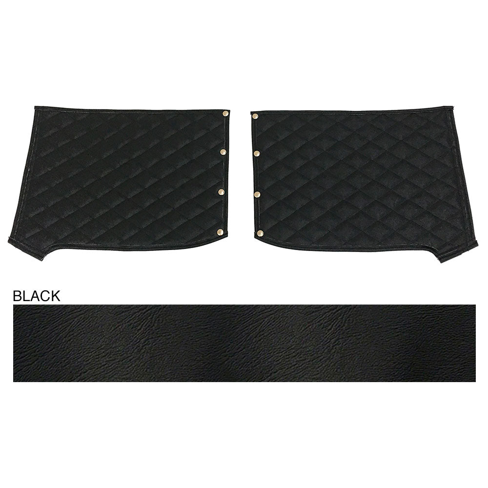 Peterbilt 389 Black Quilted Fender Guards