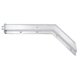 Chrome Angled Mud Flap Hangers 1-1/8" Bolt Spacing