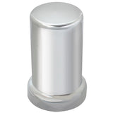1-1/2" x 3-3/8" Chrome Plastic Top Hat Nut Cover - Push On