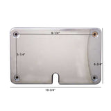 Peterbilt Chrome CB Mounting Plate 2006 and Newer