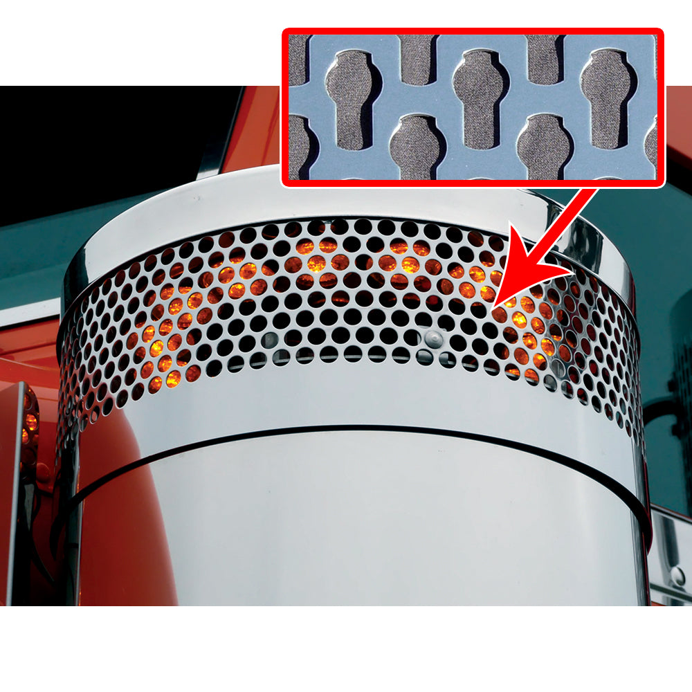 15" Vortox Air Cleaner Keyhole Punch Screen