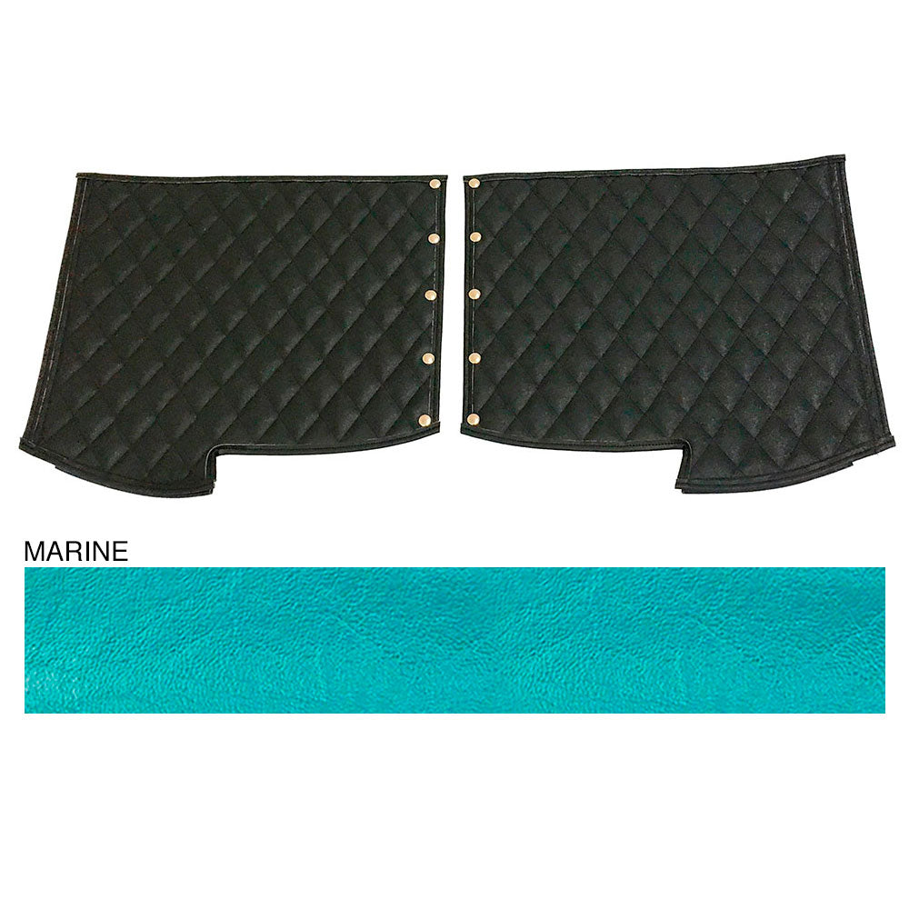 Peterbilt 379 Marine Quilted Fender Guards