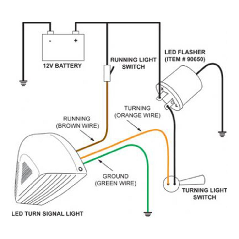 LED Flasher 2 Pin, 12 Volt, 25 Amp