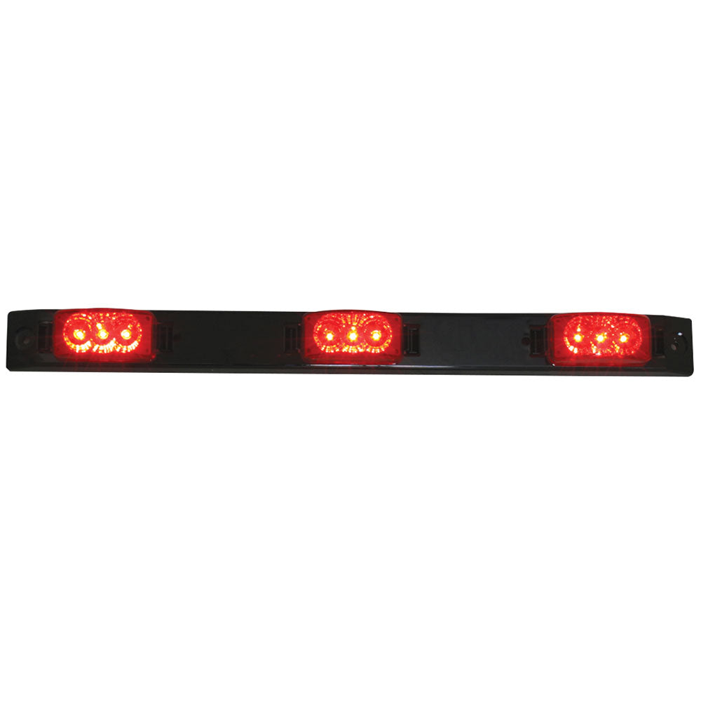 Black Light Bar with Red Spyder LED Lights