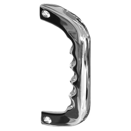 Peterbilt chrome plated billet aluminum grab handle with finger grips for semi trucks