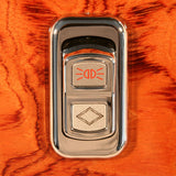 Chrome Rocker Switch Actuator Buttons with LED for Peterbilt