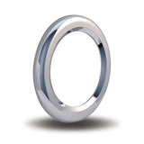 4" Chrome Twist-On Light Bezel without Visor