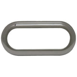 Oval Chrome Snap-On Light Bezel without Visor
