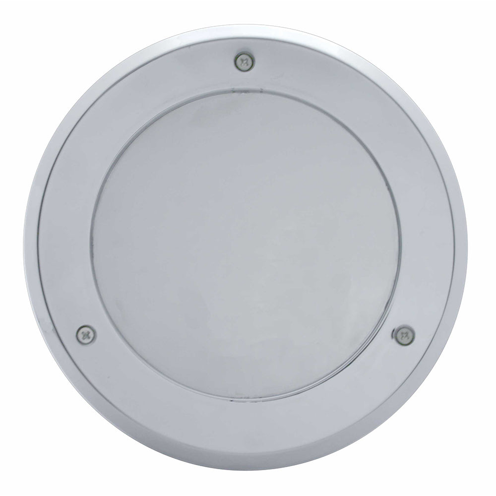 4" Round Chrome Mirror Light Bezel