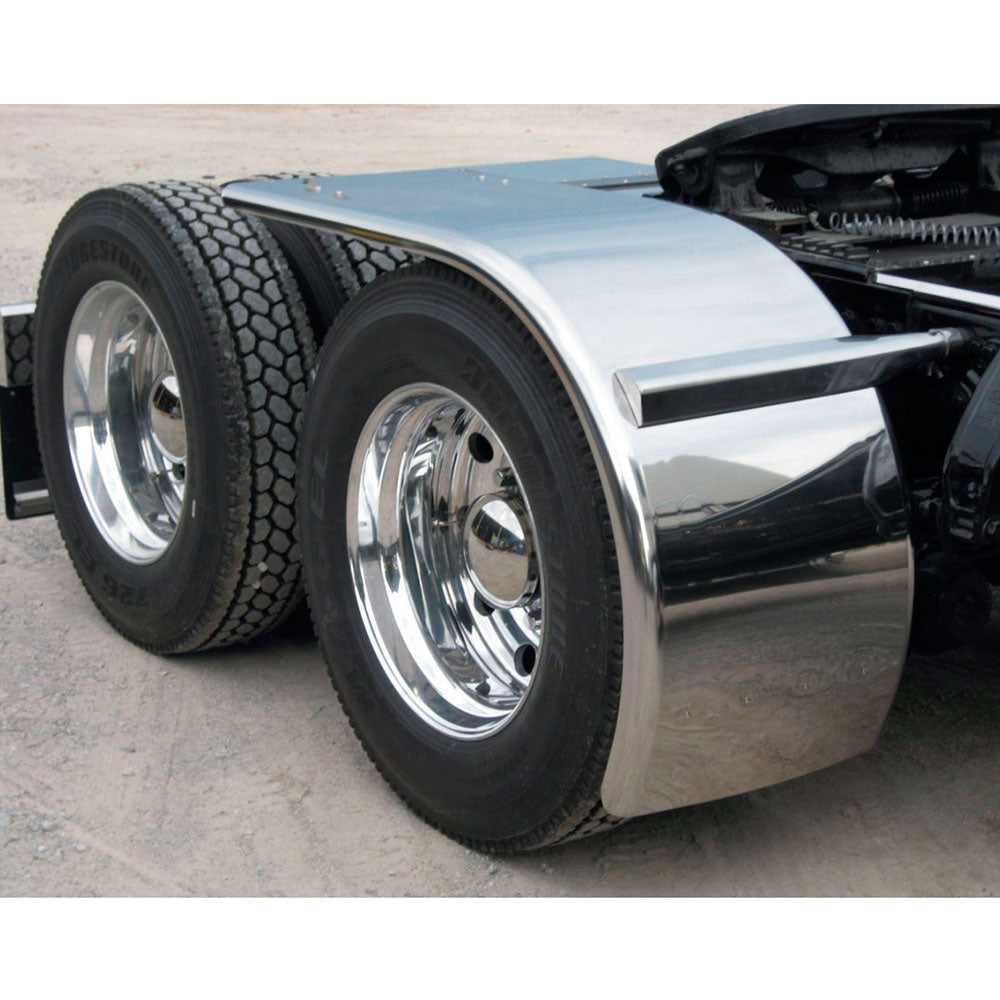 80" Stainless Rollin' Lo Super Drop Half Fenders
