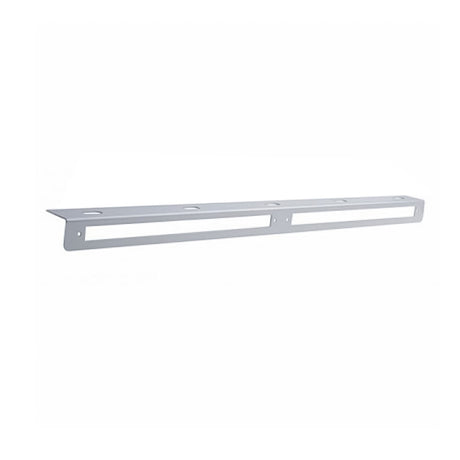 Stainless steel light bracket with two 12" light bar cut outs